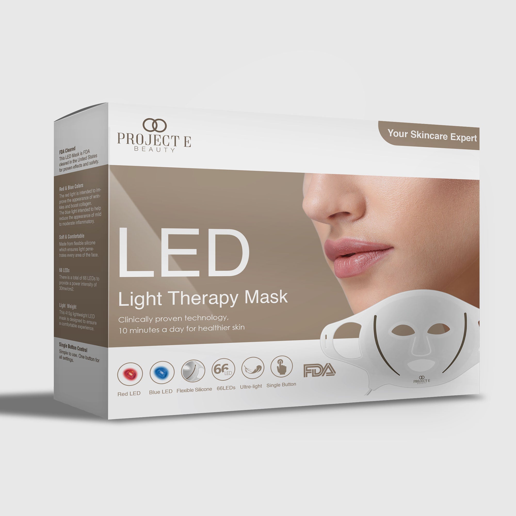 LightAura Flex LED Face Mask Silicon