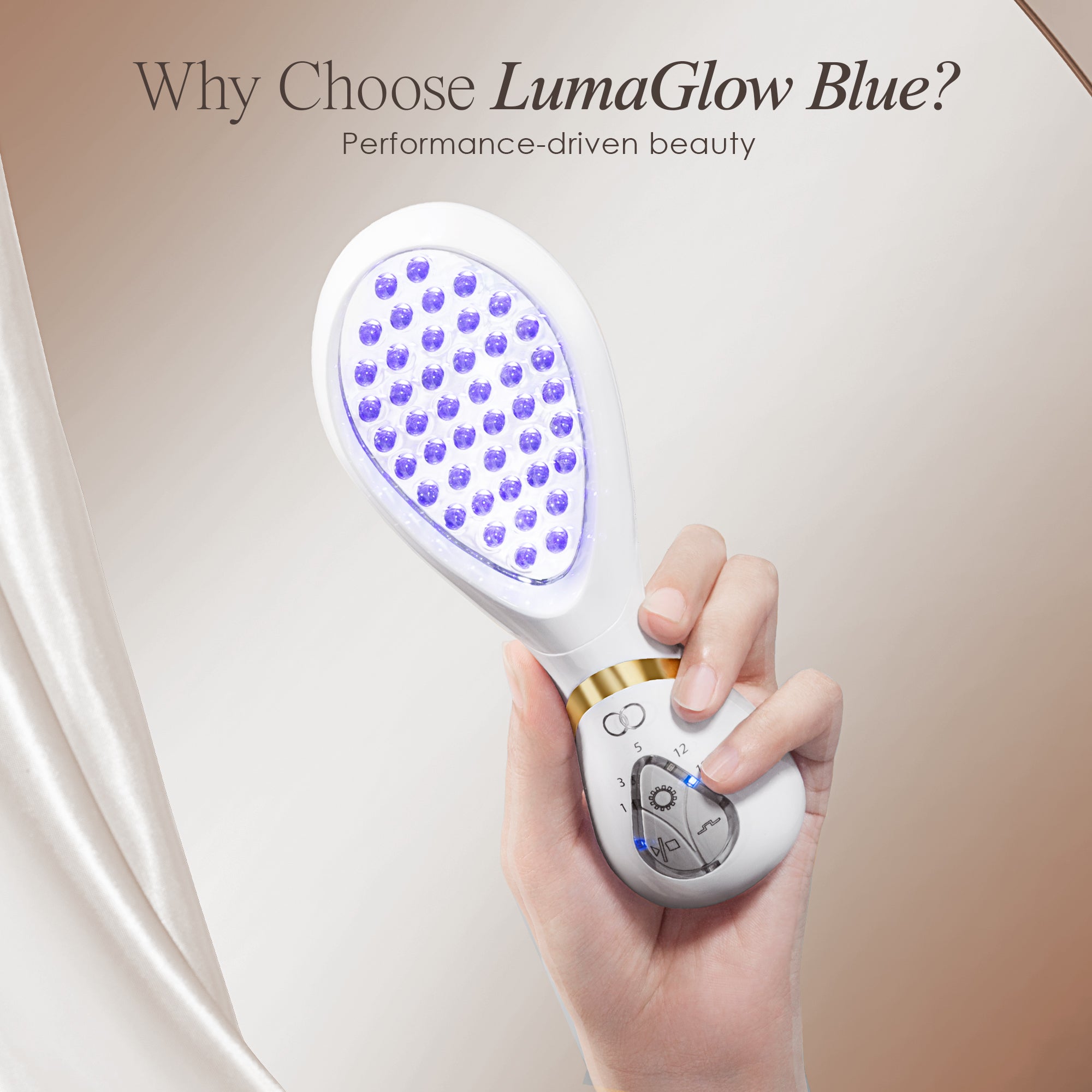 LumaGlow Blue | Anti-Acne LED Light Therapy Wand